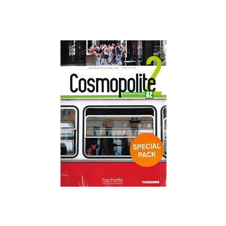 Super Pack Cosmopolite 2 (Livre de L'eleve (+ dvd-rom & Parcours Digital) + Cahier D'activites + Lexique + Cadeau Surprise + Delf Scolaire & Junior a2)