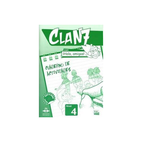 Clan 7 con Hola Amigos 4 Cuaderno de Actividades
