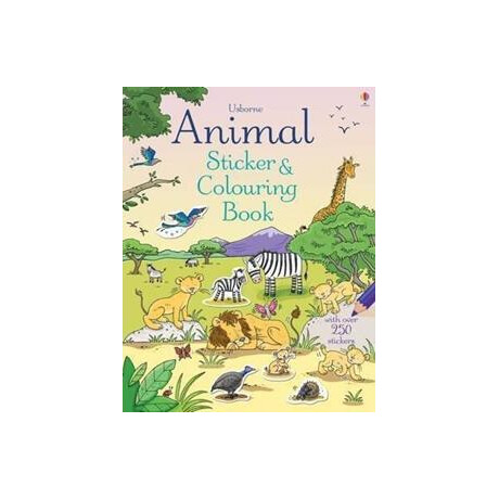 Animal Sticker and Colouring Book Animal Sticker and Colouring Book
