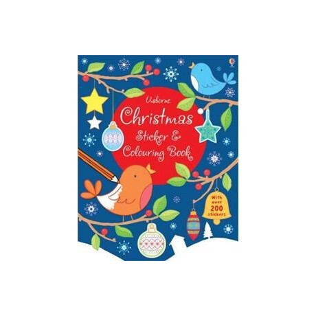 Christmas Sticker and Colouring Book