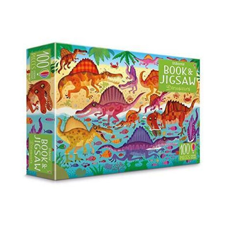 Usborne Book and Jigsaw Dinosaurs