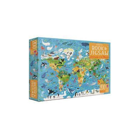 Usborne Book and Jigsaw Animals of the World