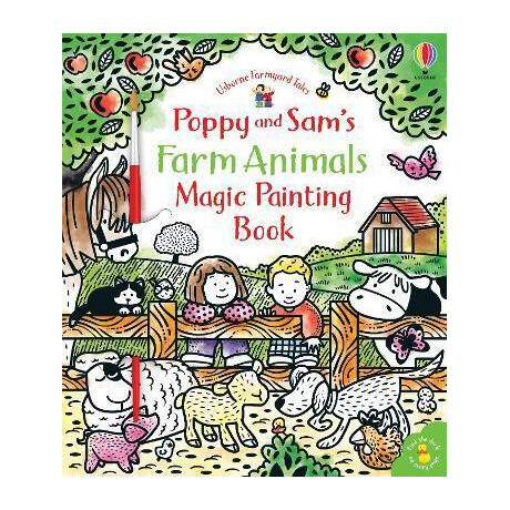 Poppy and Sam's Farm Animals Magic Painting Book