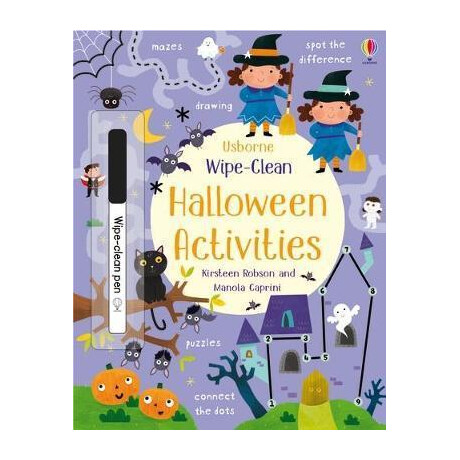 Wipe-Clean Halloween Activities
