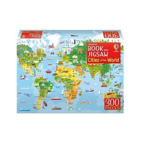 Usborne Book and Jigsaw Cities of the World