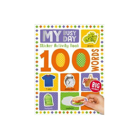 100 Words Sticker Activity - my Busy day