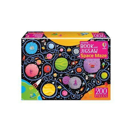Book and Jigsaw Space Maze