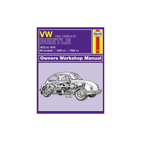 Vw Beetle 1303, 1303s & gt (72 - 75) Haynes Repair Manual