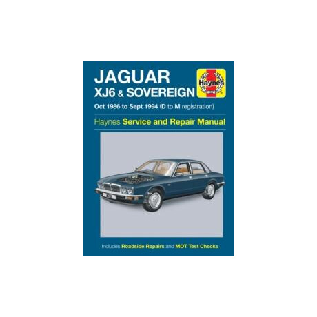 Jaguar xj6 & Sovereign (Oct 86 - Sept 94) Haynes Repair Manual
