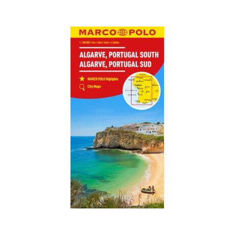 Algarve, Portugal South Marco Polo map