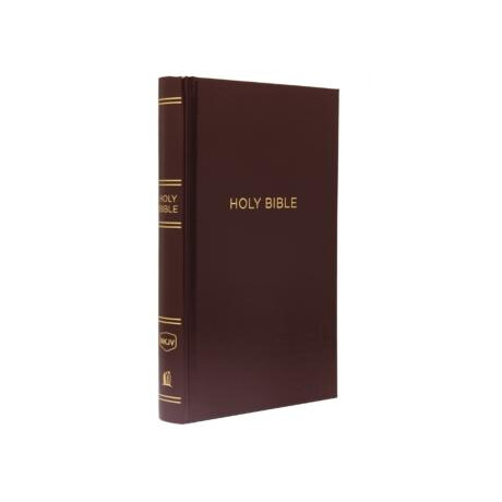 Nkjv, pew Bible, Hardcover, Burgundy, red Letter, Comfort Print