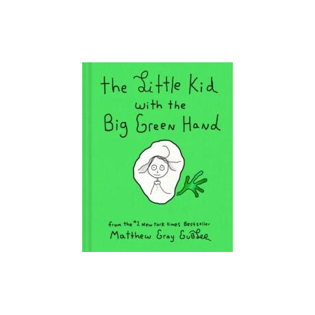 Little kid With the big Green Hand
