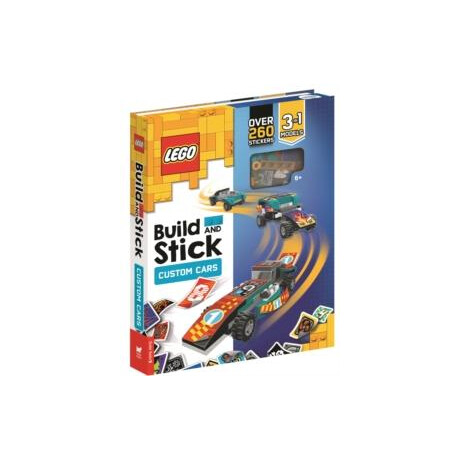 Lego (r) Build and Stick: Custom Cars (Includes Lego (r) Bricks, Book and Over 260 Stickers)