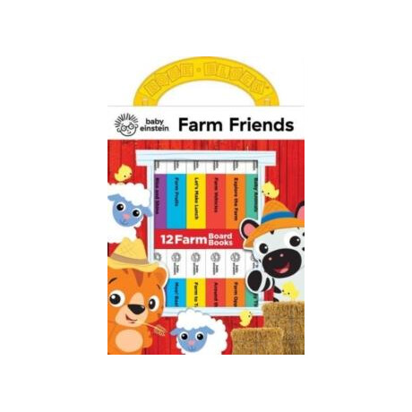 Baby Einstein Farm Friends 12 Board Books  my First Library