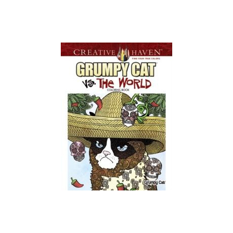 Creative Haven Grumpy cat vs. the World Coloring Book