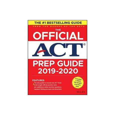 The Official act Prep Guide 2019-2020, (Book + 5 Practice Tests + Bonus Online Content)