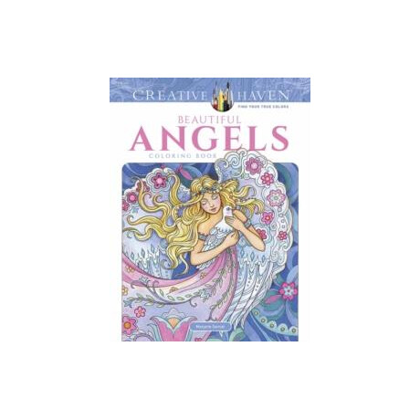Creative Haven Beautiful Angels Coloring Book