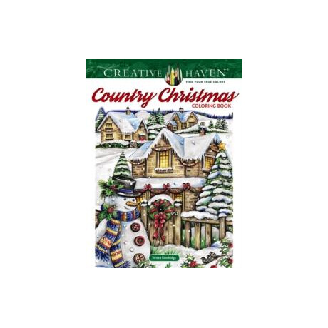 Creative Haven Country Christmas Coloring Book