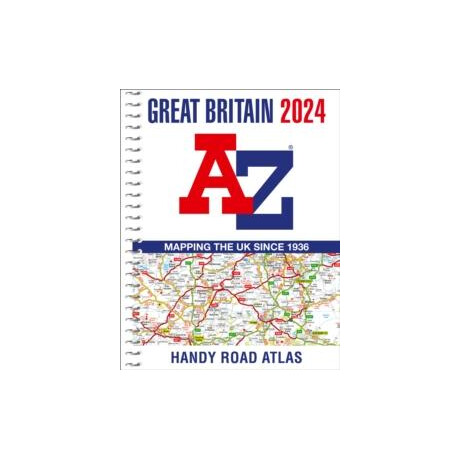 Great Britain a-z Handy Road Atlas 2024 (a5 Spiral)