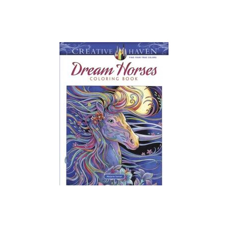 Creative Haven Dream Horses Coloring Book