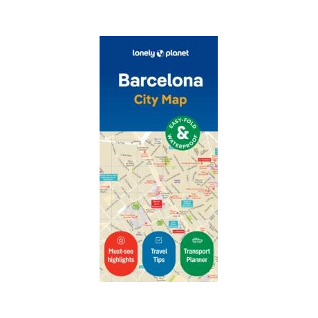 Lonely Planet Barcelona City map