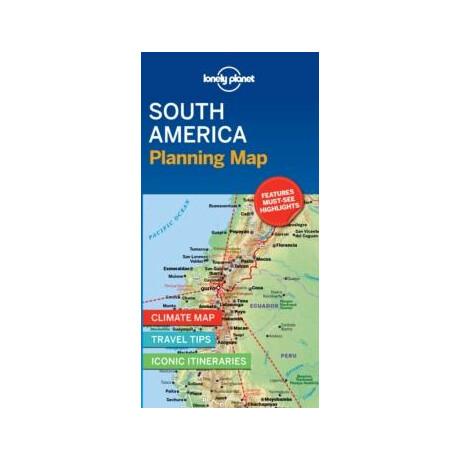 Lonely Planet South America Planning map