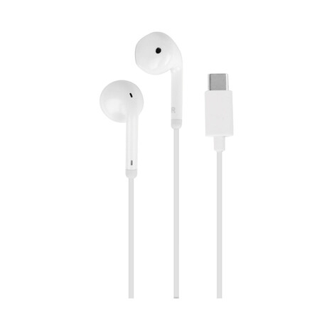 Puro Wired Stereo Earphones USB-C White Puro Wired Stereo Earphones USB-C White