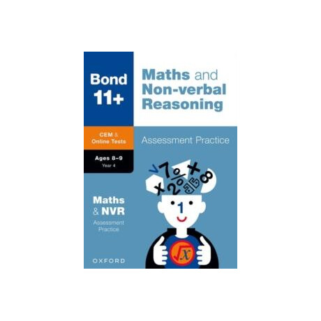 Bond 11+: Bond 11+ cem Maths & non-Verbal Reasoning Assessment Papers 8-9 Years
