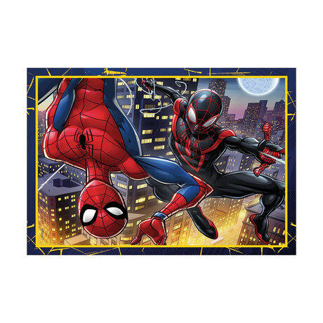 Clementoni Παιδικό Παζλ 4 in 1 Supercolor Marvel Spiderman 12-16-20-24 τμχ