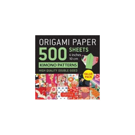 Origami Paper 500 Sheets Kimono Patterns  4" (10 cm)