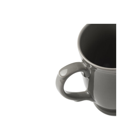 Estia Κουπα του Καφε Athénée Πορσελανινη Αναγλυφη 340ml Grey