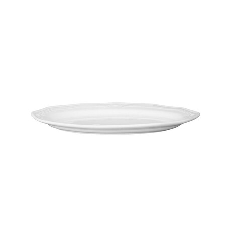 Estia Πιατελα Οβαλ Athénée Πορσελανινη Αναγλυφη 25cm White