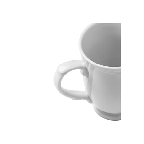 Estia Κουπα του Καφε Athénée Πορσελανινη Αναγλυφη 340ml White