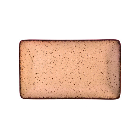 Estia Πιατελα Ορθογωνια Terra Πορσελανινη 27x16cm Salmon