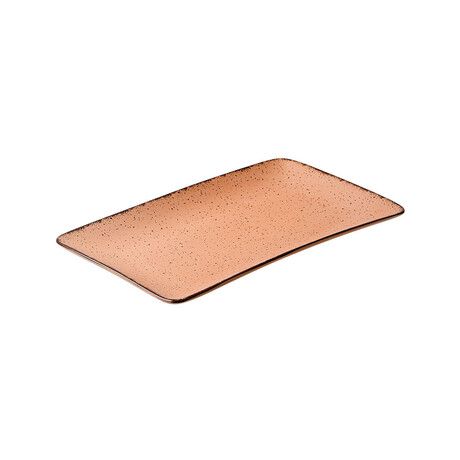 Estia Πιατελα Ορθογωνια Terra Πορσελανινη 31x21cm Salmon