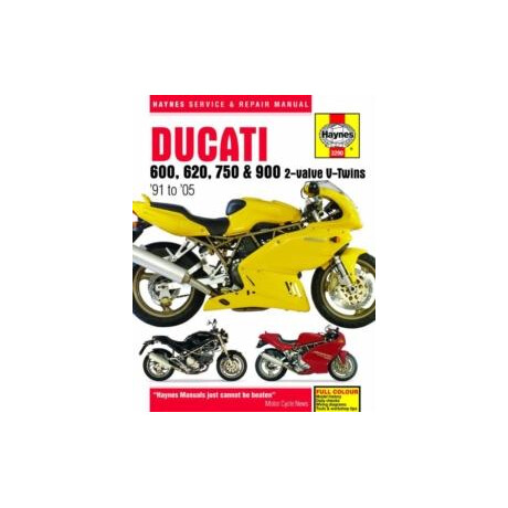 Ducati 600, 620, 750 & 900 2-Valve v-Twins (91 - 05) Haynes Repair Manual