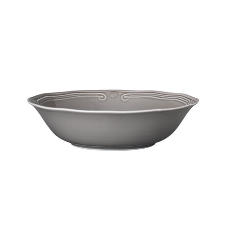 Estia Σαλατιερα Athénée Πορσελανινη Αναγλυφη 23cm Grey