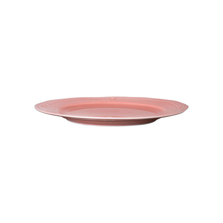 Estia Πιατο Ρηχο Athénée Πορσελανινο Αναγλυφο 20cm Rose