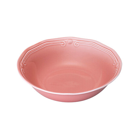 Estia Σαλατιερα Athénée Πορσελανινη Αναγλυφη 23cm Rose