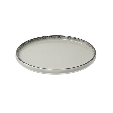 Estia Πιατο Ρηχο Καθετο Pearl Πορσελανινο 21cm Grey