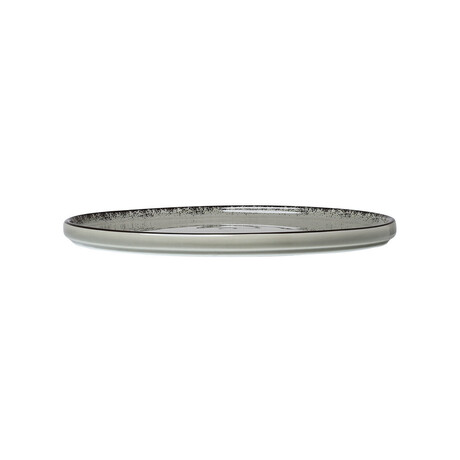 Estia Πιατο Ρηχο Καθετο Pearl Πορσελανινο 21cm Grey