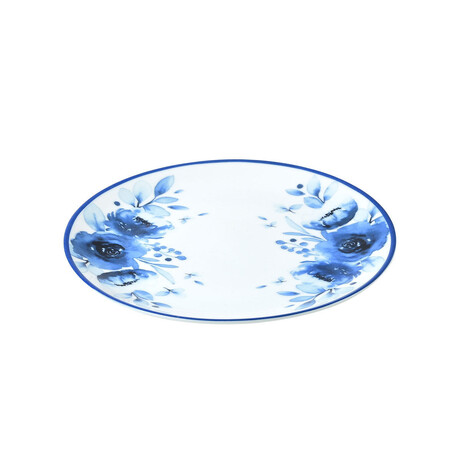 Estia Πιατο Ρηχο Blue Rose Πορσελανινο 27cm