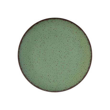 Estia Πιατο Ρηχο Terra Πορσελανινο 21cm Green