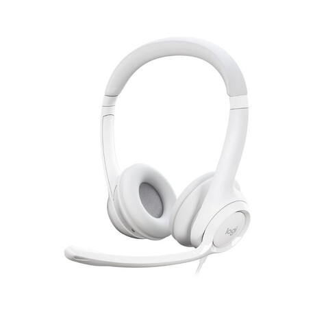 Logitech H390 on ear Multimedia Ακουστικά White (981-001286) (Logh390wh)