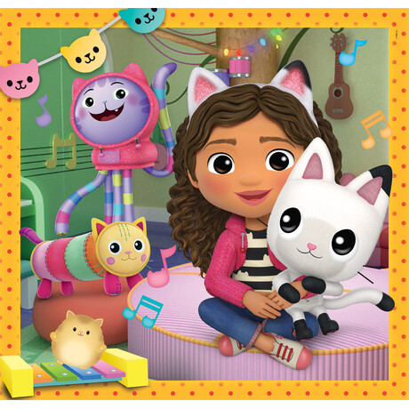 Clementoni Παιδικό Παζλ Super Color Gabby's Dollhouse 3x48 τμχ