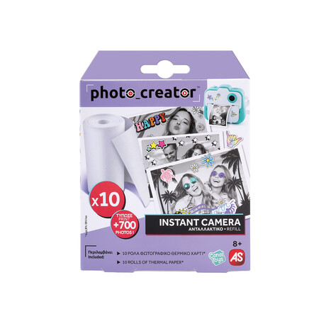 As Φωτογραφικό Χαρτί Photo Creator Instant Camera 10 Ρολά (1863-70605)