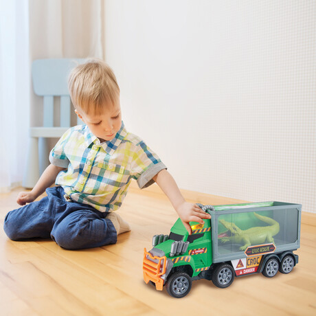 As Αυτοκινητο Monster Moverz Teamsterz Διασωση Κροκοδειλου (7535-17285)