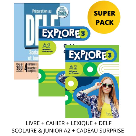 Super Pack Explore 3 (le + ca + Lexique + Cadeau Surprise)
