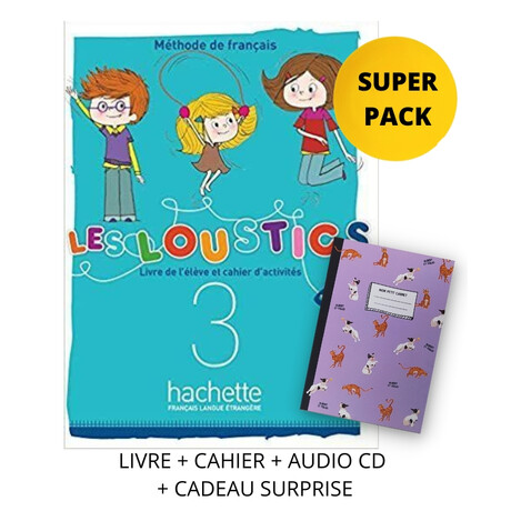 Super Pack les Loustics Mini 3 (Eleve +Cahier +Lexique +Livret de Lecture +Cadeau Surprise)
