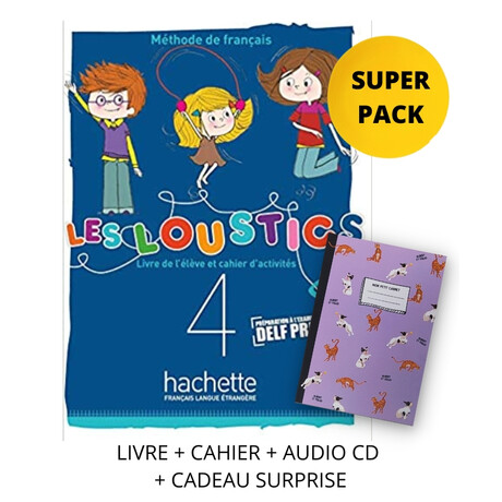 Super Pack les Loustics Mini 4 (Eleve +Cahier +Lexique +Livret de Lecture +Cadeau Surprise)